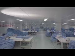 Χειρουργικές ρόμπες για νοσοκομείο μη υφασμένες SMS αποστειρωμένες ανθεκτικές σε υγρό χειρουργικές ρόμπες