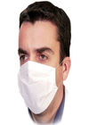Μιάς χρήσεως άσπρη μίας χρήσης ιατρική μάσκα, χειρουργικό προϊόν μίας χρήσης μασκών απόδειξης σκόνης