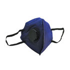 Κάθετη προσωπική προστατευτική FFP2 πτυχών επίπεδη πτυσσόμενη FFP2 μάσκα αναπνευστικών συσκευών μασκών