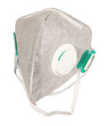 Ενεργοποιημένη μάσκα αναπνευστικών συσκευών άνθρακα FFP2 γκρίζο χρώμα 4 στρώματος μη που