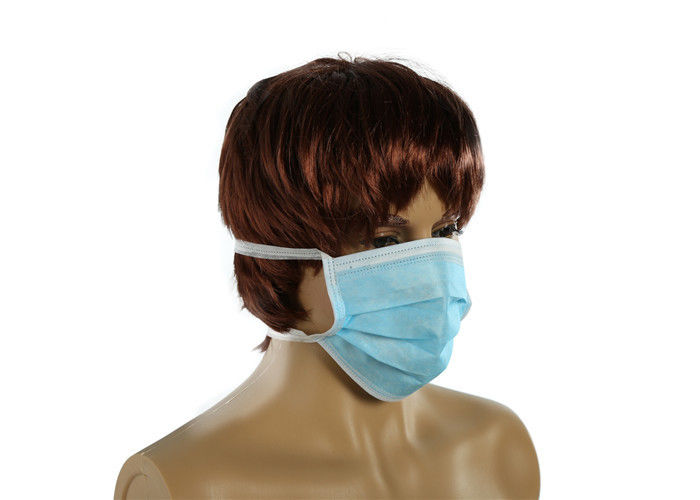 3 μίας χρήσης χειρουργική μάσκα πτυχών με το δεσμό στα νοσοκομεία/χρησιμοποίηση κλινικών/κέντρων υγείας